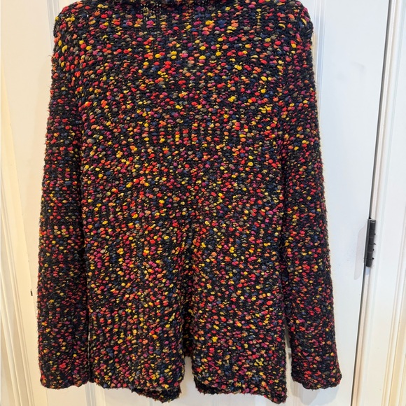 Chicos Multi-Colored Long Cardigan Size 1 - Picture 4 of 4
